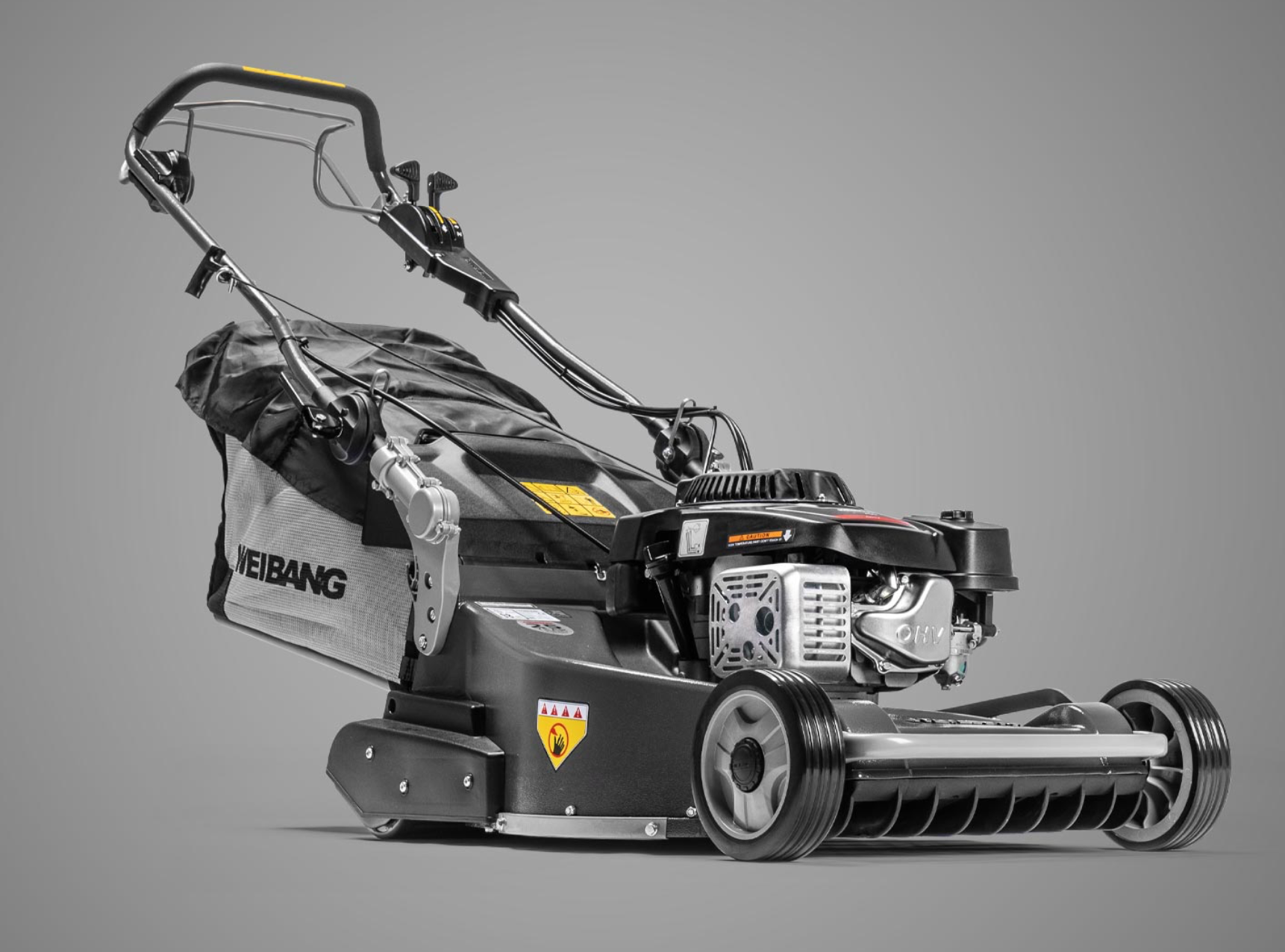 Meadow Mower on a gray background
