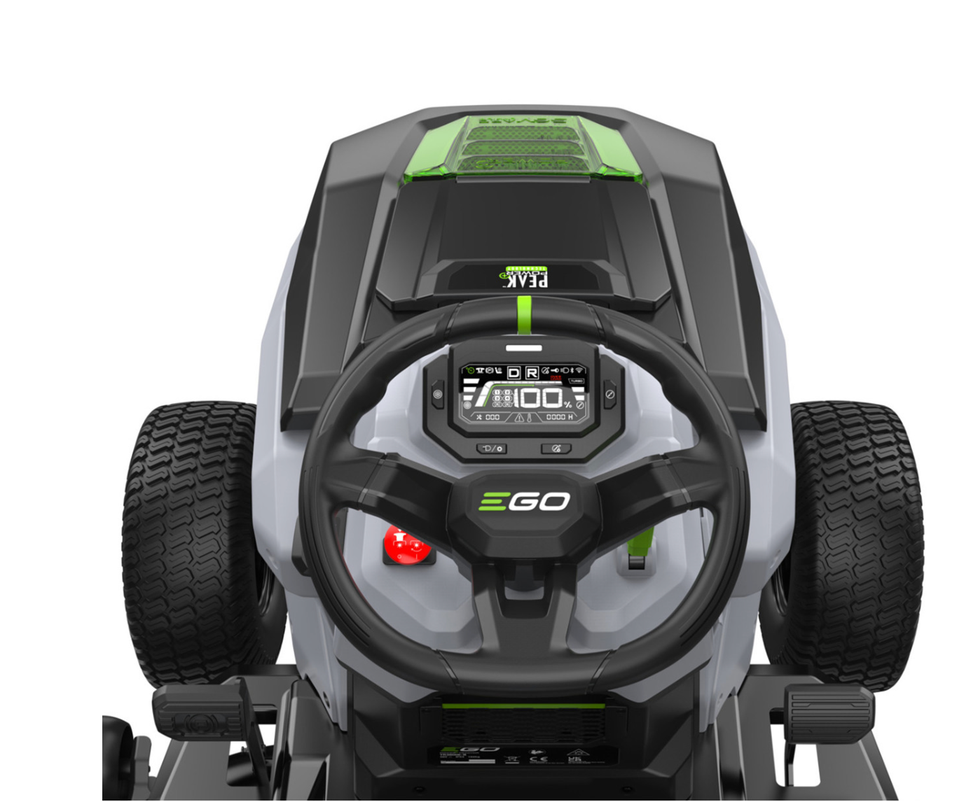 EGO TR3801E-B 98cm Ride-on Collection Tractor Mower