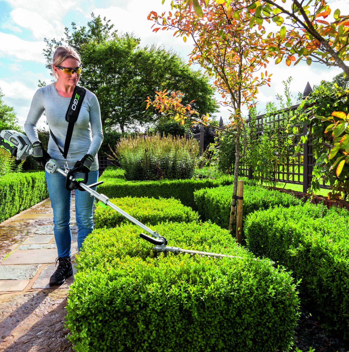 EGO HTA2000S Multi-Tool Hedge Trimmer (Short/Articulating Pole)