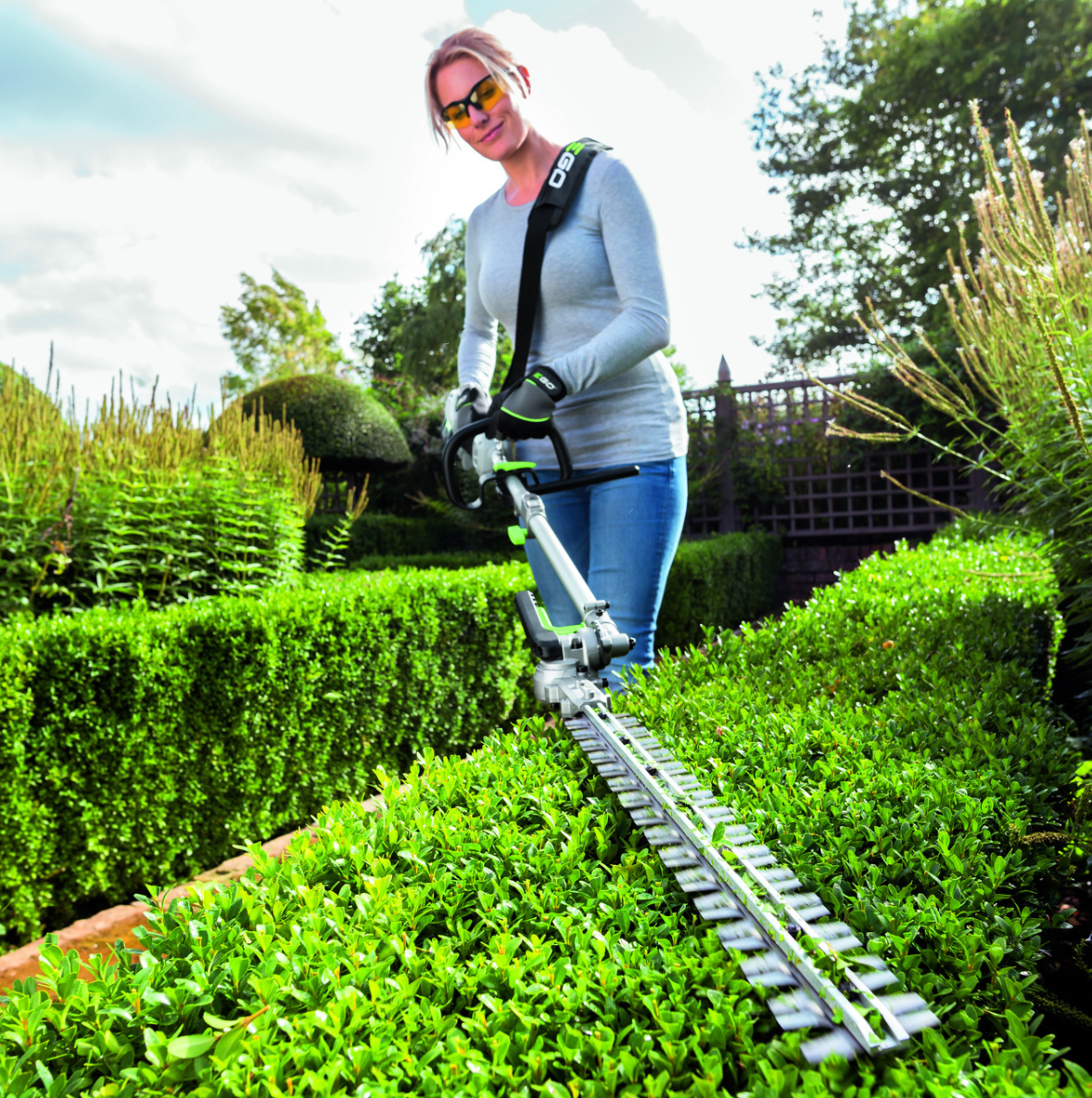 EGO HTA2000S Multi-Tool Hedge Trimmer (Short/Articulating Pole)