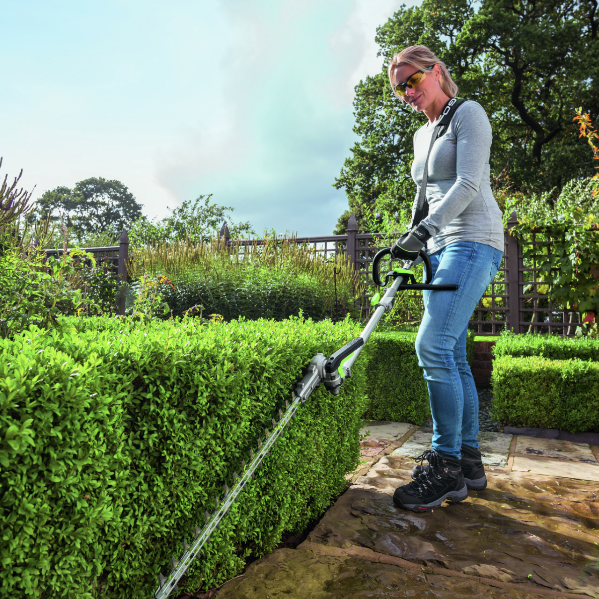 EGO HTA2000S Multi-Tool Hedge Trimmer (Short/Articulating Pole)