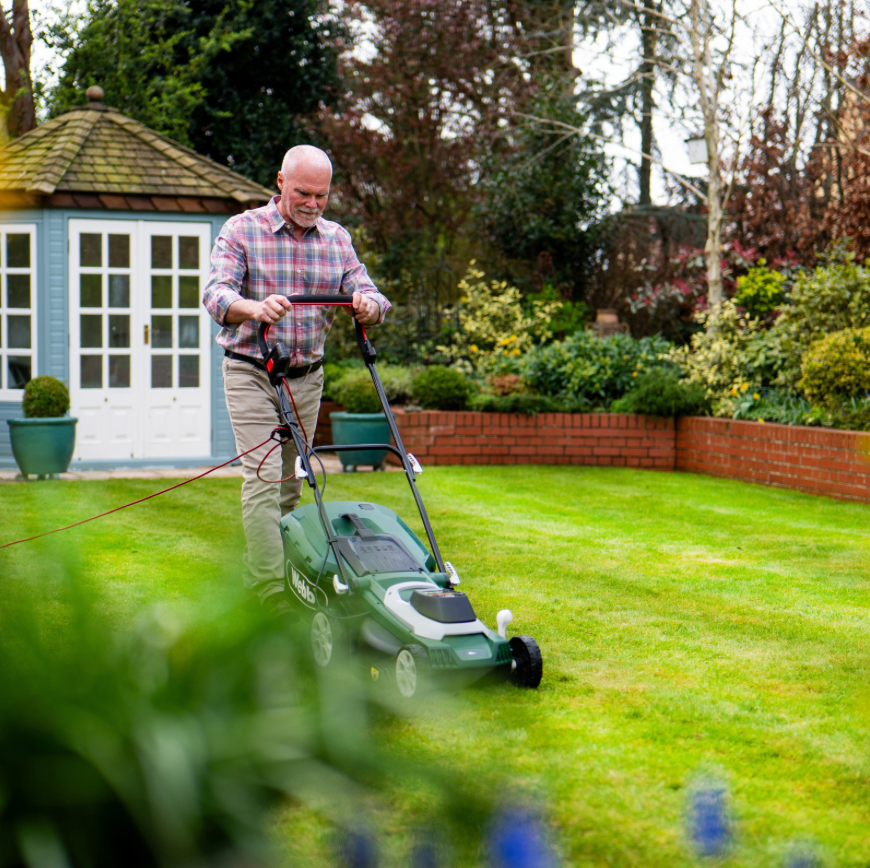 Webb Supreme 40cm (16″) Electric Rotary Lawnmower with Rear Roller