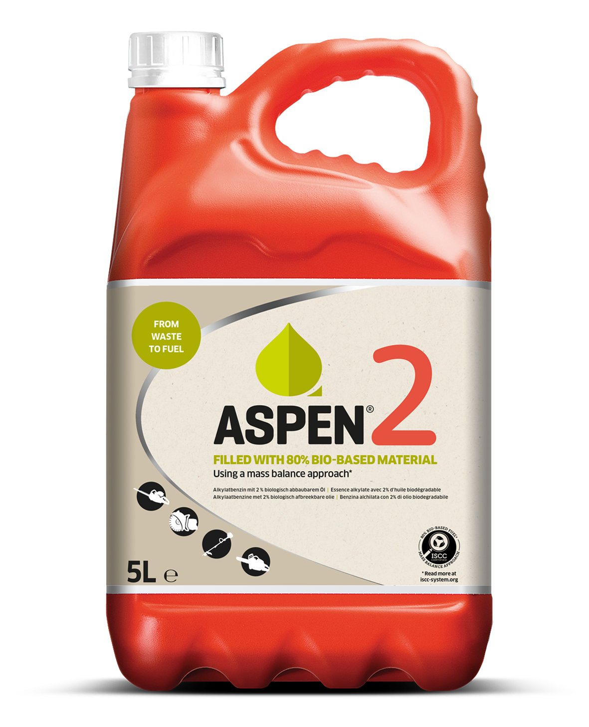 Aspen 2-Stroke Fuel (5L) Bio-based Edition